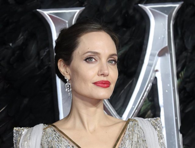 Angelina Jolie en la premiere de 'Maléfica: Maestra del mal'