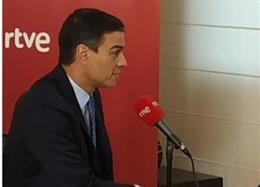 Entrevista al presidente del Gobierno en funciones, Pedro Sánchez