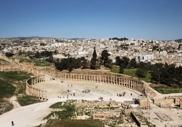 Imagen general de la ciudad de Gerasa (Jordania) - GETTY/Adam Pretty