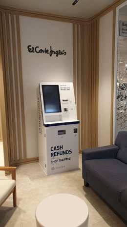 Kiosko de Global Blue en El Corte Inglés