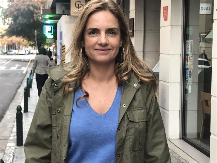 La cabeza de lista del PSOE al Congreso por Zaragoza, Susana Sumelzo.