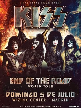 Kiss se despedirán de Madrid el 5 de julio de 2020 en el WiZink Center