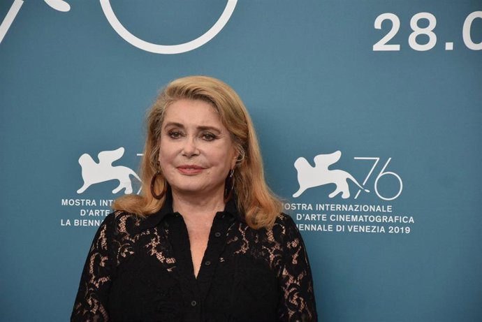 August 28, 2019 - Venice, Italy. Catherine Deneuve. Photocall of movie The Truth by Kore-eda Hirokazu. The 76th Venice International Film Festival. (Piero Oliosi/Contacto)