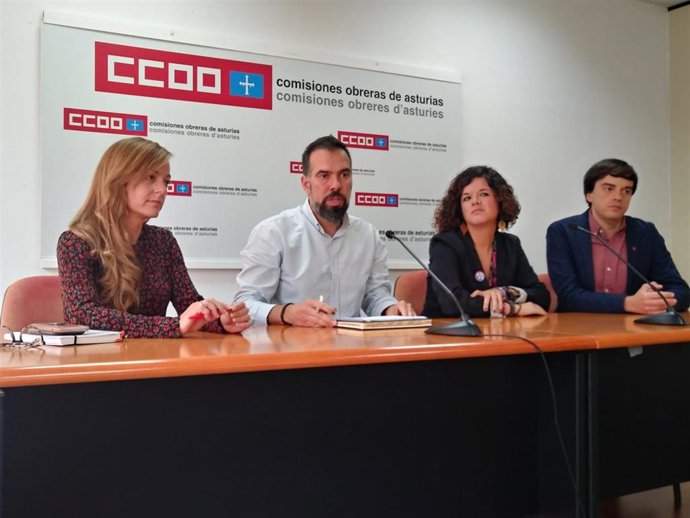 Ana María Rodríguez, José Manuel Zapico, Sofía Castañón y Juan Ponte.