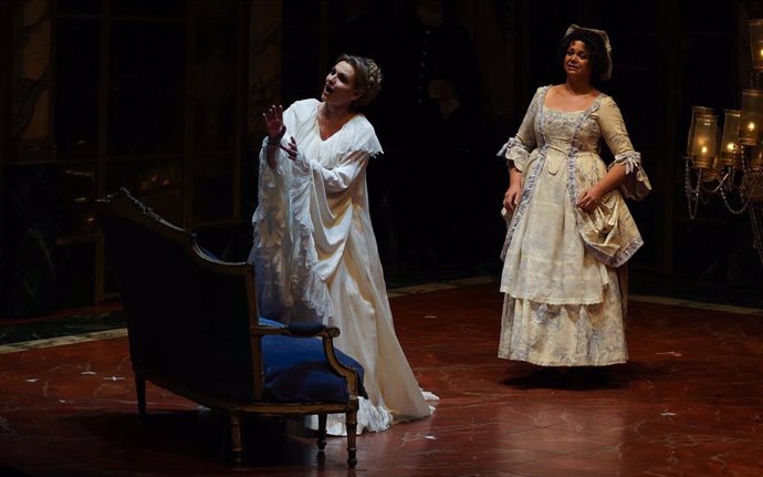Ensayo general de la Ópera ANDREA CHÉNIER de Umberto Giordano en el Teatro de la Maestranaza con Ainhoa Arteta