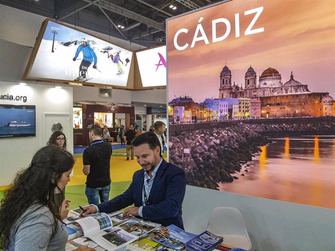 Estand de la provincia de Cádiz en la Feria de Turismo de Londres