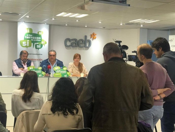 Presentación del referéndum sobre las terrazas de Palma.