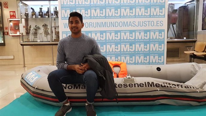 Salman, joven pakistaní de 25 años que llegó a España tras cruzar 12 fronteras a pie