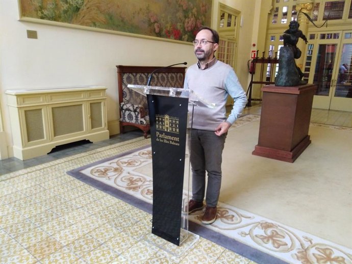 El portaveu de MÉS per Menorca, Josep Castells.