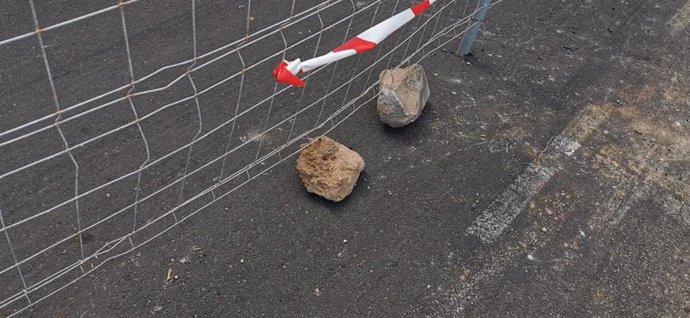 Desprendimientos en el talud de la playa de El Socorro