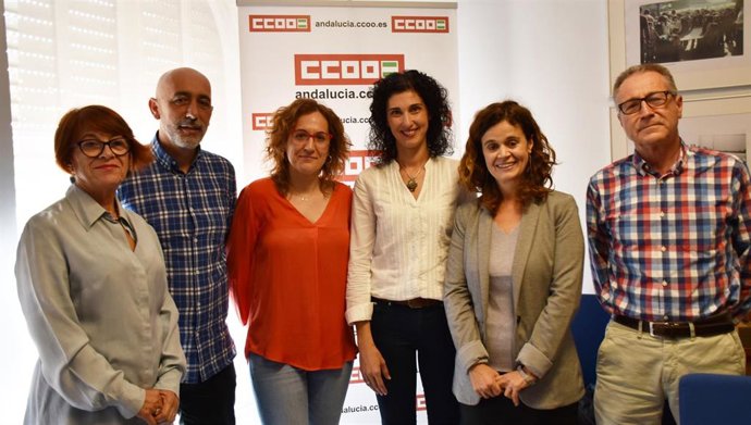 Rreunión de CCOO-A con dirigentes de Más País