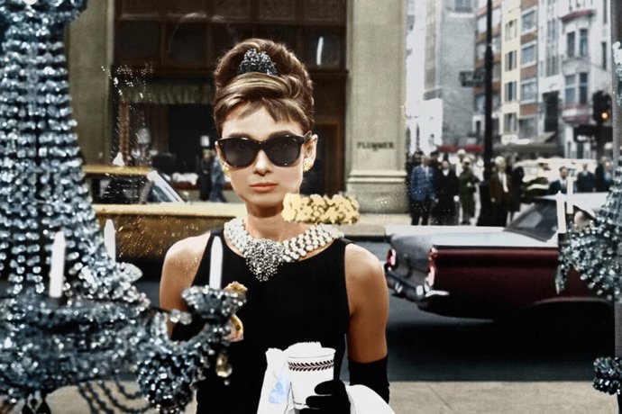 Audrey Herpburn en Desayuno con diamantes