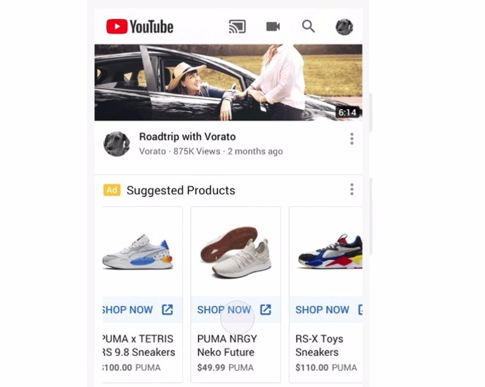 Google introduce los anuncios de compra en YouTube