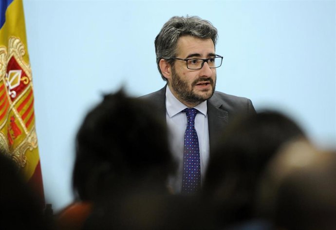 El ministro portavoz y de Finanzas, ric Jover, en la rueda de prensa posterior al Consejo de Ministros del miércoles 6 de noviembre.