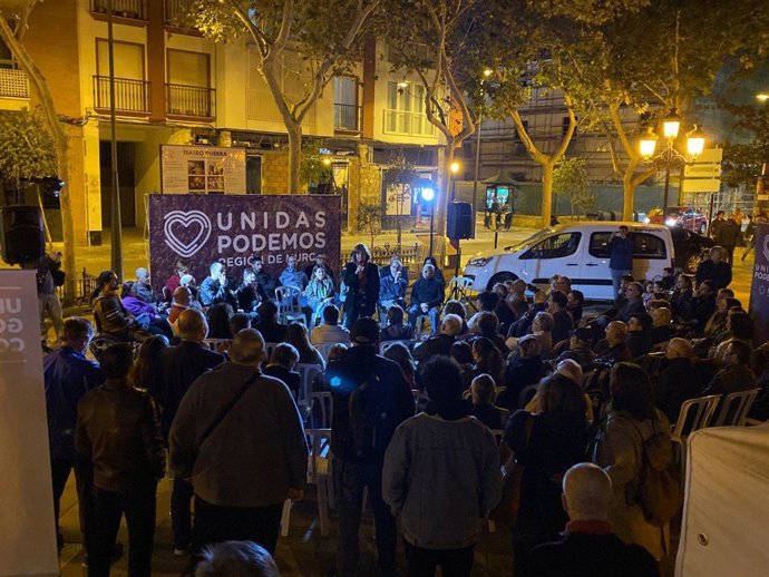 ACTO UNIDAS PODEMOS EN LORCA