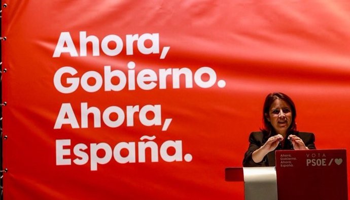 La vicesecretaria general del PSOE, Adriana Lastra