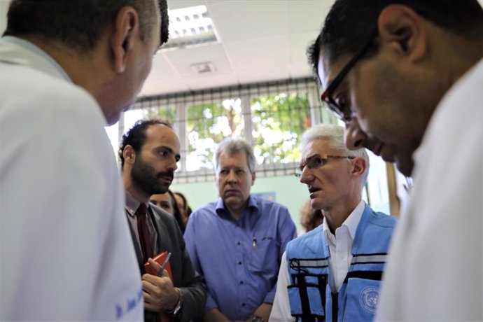 El jefe de Asuntos Humanitarios de la ONU, Mark Lowcock, en su visita a Venezuela