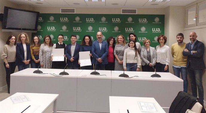 Galardonados en el VI Premio de Proyectos de Fomento de la Cultura Emprendedora de la UJA.