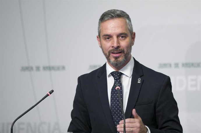 El consejero de Hacienda, Juan Bravo, en una imagen de archivo.