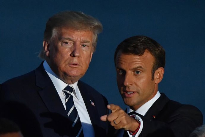 Donald Trump y Emmanuel Macron