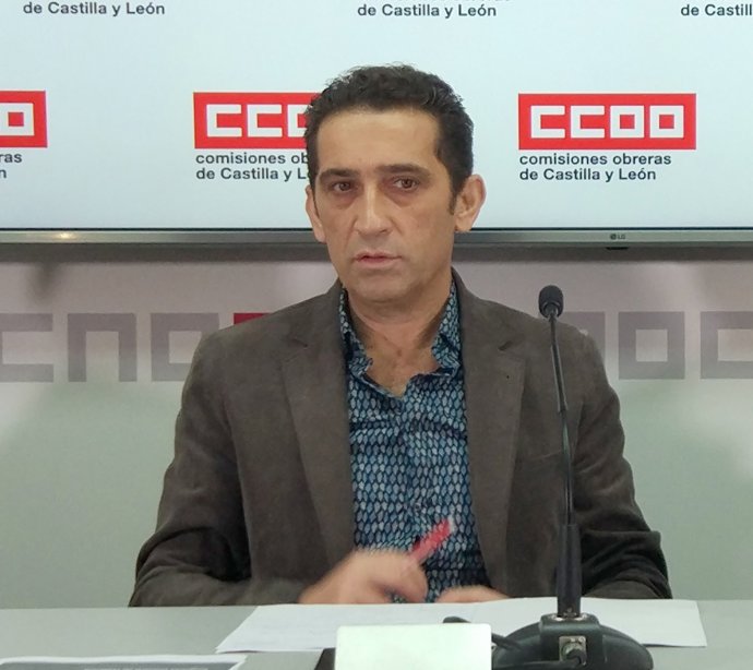 El secretario general de CCOO en Castilla y León, Vicente Andrés.