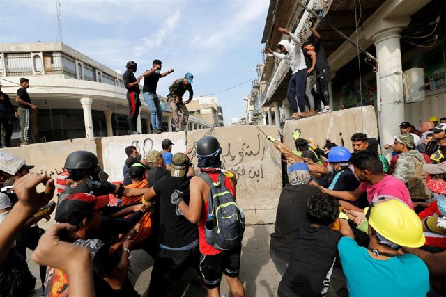 Protestas en Bagdad