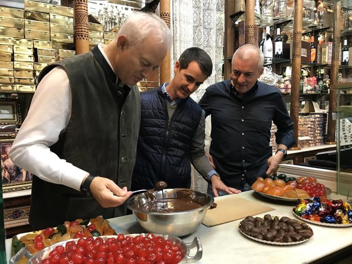 Eloy Suárez, Pedro Navarro y Javier Campoy (PP).