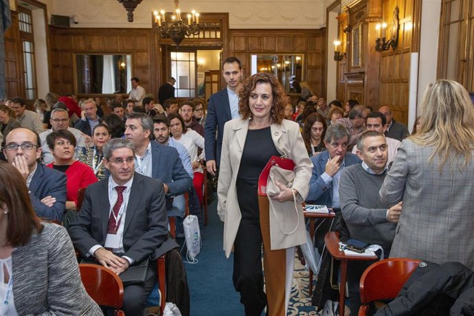 La consejera de Empleo y Políticas Sociales, Ana Belén Álvarez, participa en la apertura del I Simposio de Higiene Industrial, organizado por el ICASST