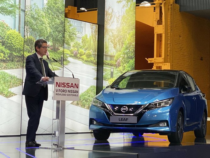Mario Armero, vicepresidente ejecutivo de Anfac, en el 'V Foro Nissan de la Movilidad Sostenible', en Madrid