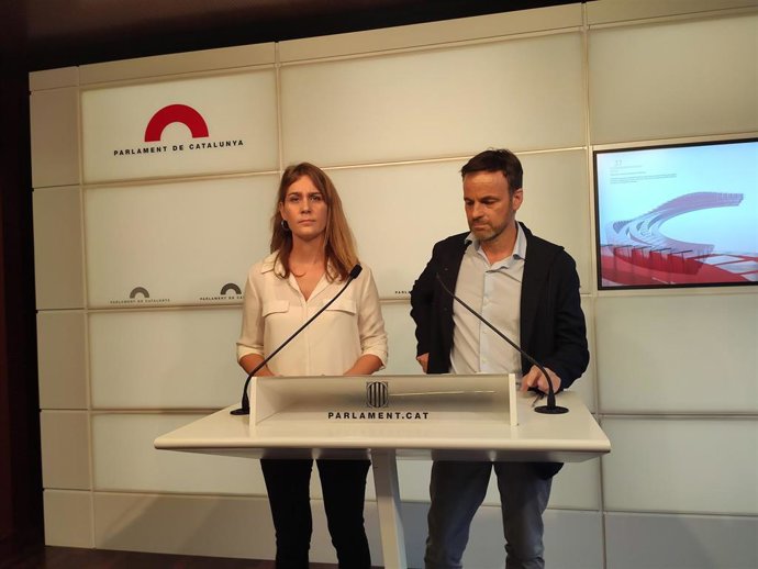 Jéssica Albiach y Jaume Asens