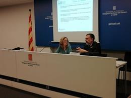 Dolors Tella y  Josep Maria Tost.