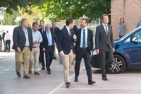 Casado, recibido en Murcia a gritos de "presidente" y "¡Viva España!"