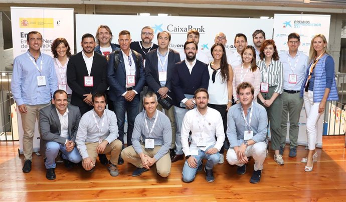 Imagen de archivo de los finalistas de los Premios Emprendedor XXI que organiza la Fundación Andalucía Emprende.
