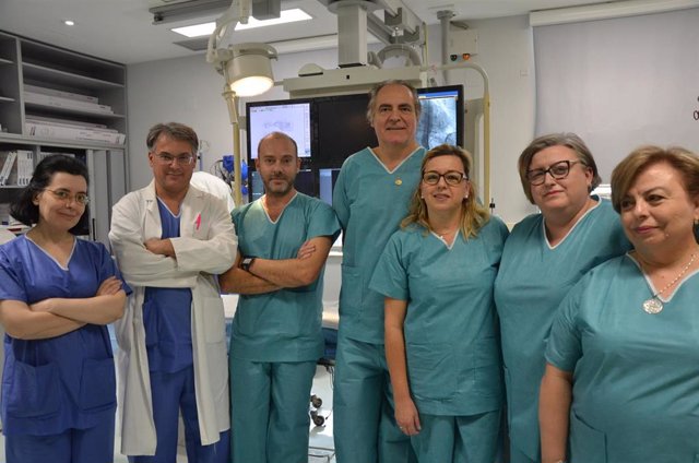 Equipo de la Unidad de Cardiología del Hospital de Jaén