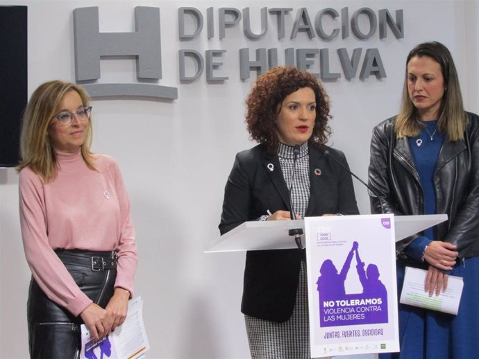 Diputación, Ayuntamiento y UHU preparan actos con motivo del Día Internacional contra la Violencia de Género.
