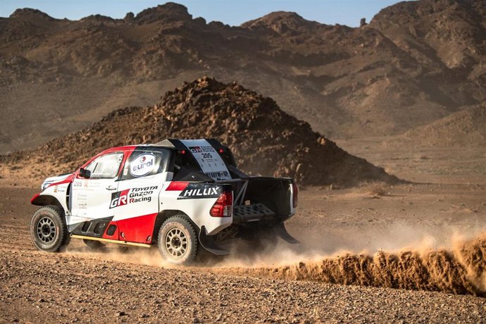 El piloto español Fernando Alonso en el Al Ula-Neom Rally de Arabia Saudí