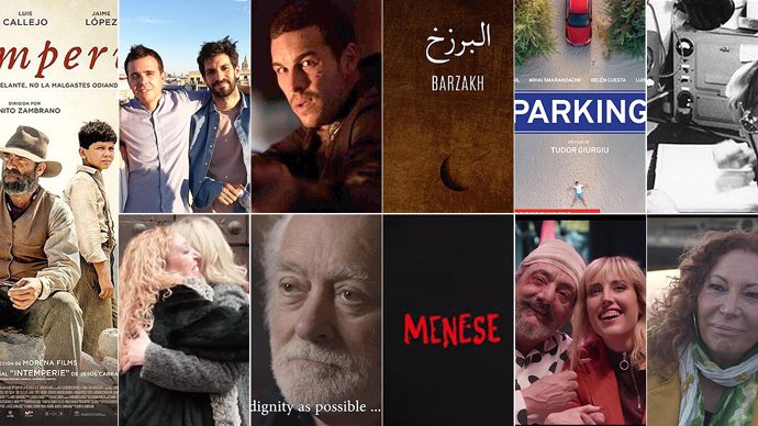 Carteles de las películas participadas por Canal Sur en el Festival de Cine Europeo