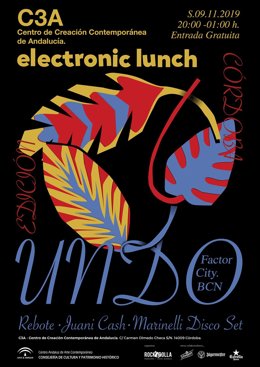 Cartel del 'Electronic Lunch'