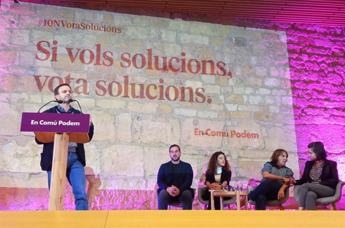 Jaume Asens, Ismael Cortés, Aina Vidal, Yolanda López i Carla Aguilar