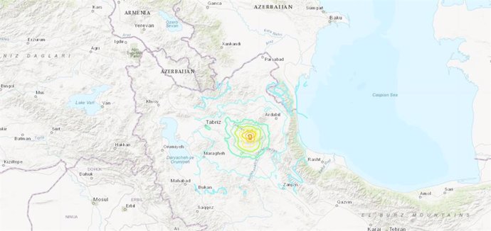 AMP.- Irán.- Al menos cinco muertos y más de 120 heridos a causa de un terremoto