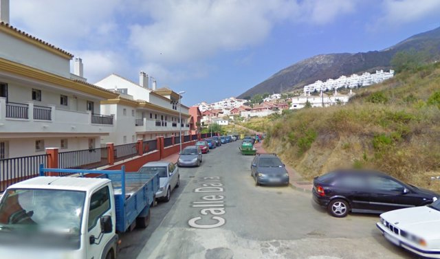 Imagen de la calle Dalia, donde se produjo el incendio.