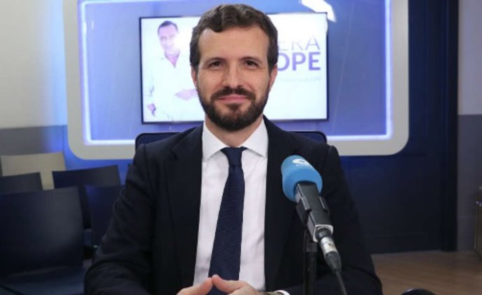 Entrevista al líder del PP, Pablo Casado