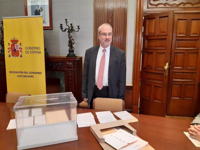 El delegado del Gobierno en funciones, Ramón Morey, ha comparecido este viernes para explicar el dispositivo electoral y de seguridad previsto para las elecciones generales de este 10 de noviembre