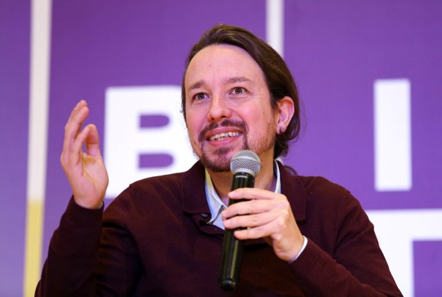 Acto del secretario general de Podemos, Pablo Iglesias, en Toledo.