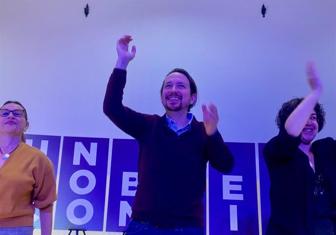 El secretario general de Podemos, Pablo Iglesias, en Castilla-La Mancha.