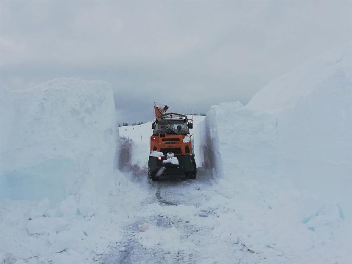 Máquina quitanieves.