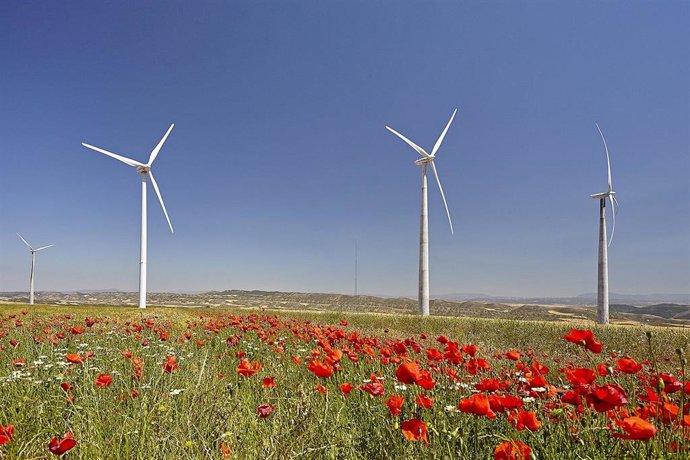 Parque eólico de Veladillo de Acciona en Navarra
