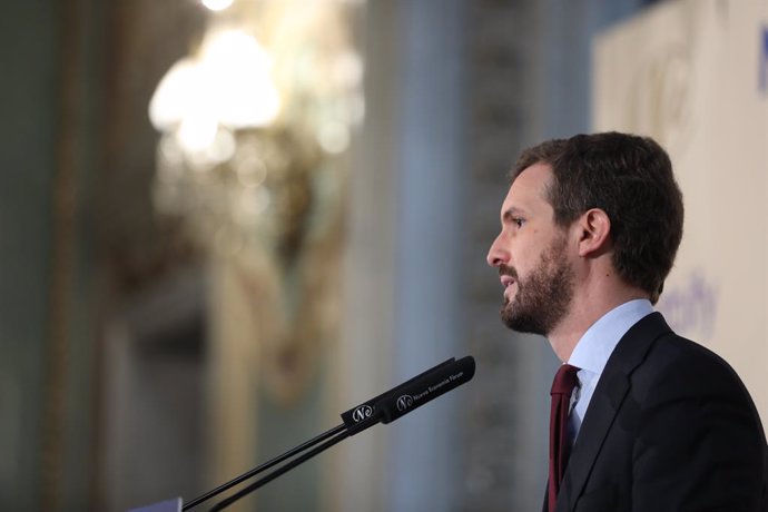 El president del PP i candidat a la Presidncia del Govern espanyol, Pablo Casado, Madrid (Espanya), 6 de novembre del 2019.
