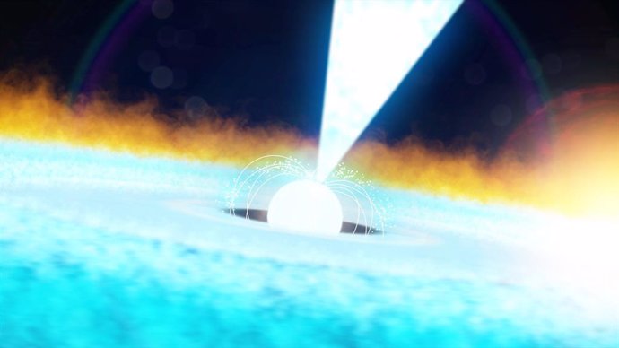 Explosión sobresaliente de rayos X en un púlsar a 11.000 años luz 