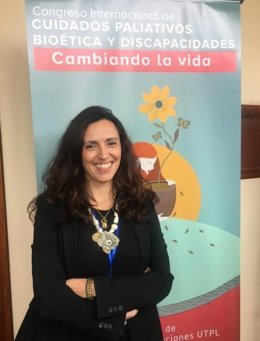 La directora del proyecto y directora del programa 'Todos Contigo' de la Fundación New Health, Silvia Librada, en Ecuador